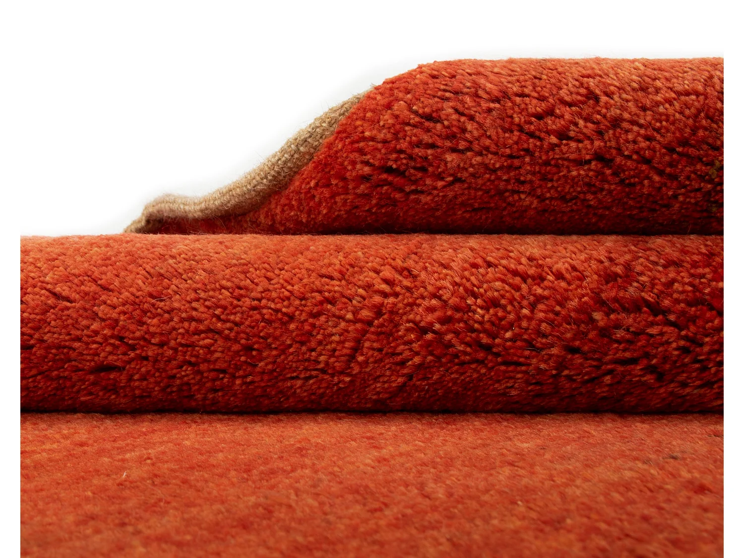 Tapis de laine 153x194 rouge Gabbeh Shouli