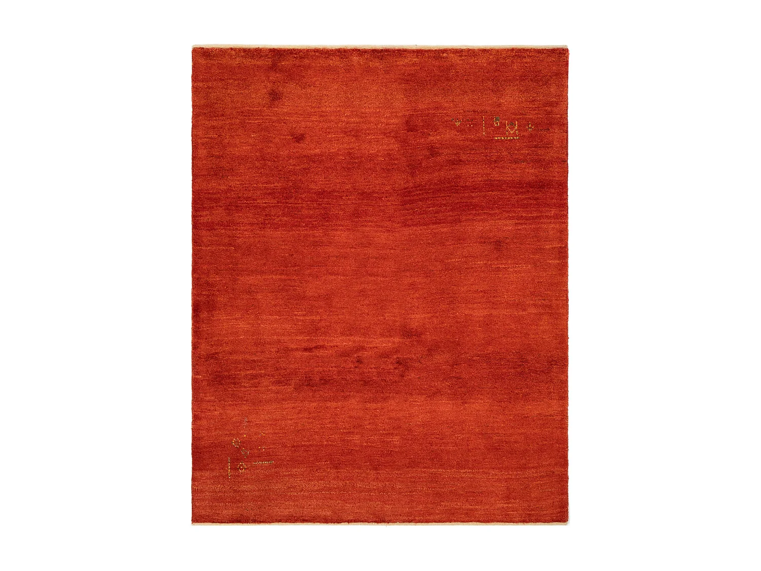 Tapis de laine 153x194 rouge Gabbeh Shouli