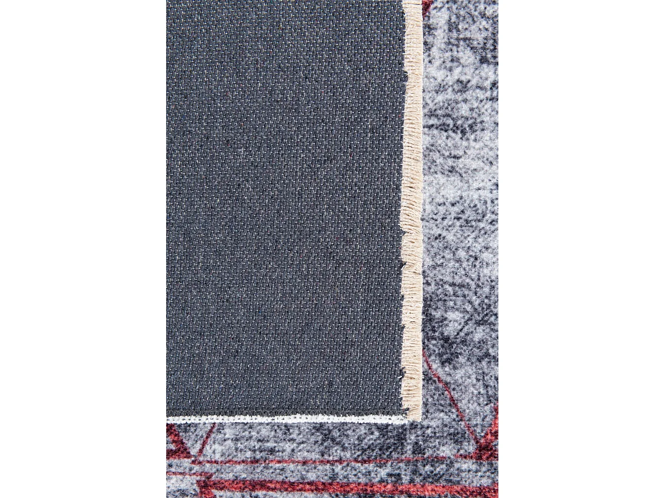 Tapis de couloir en laine 65x392 beige Ghom