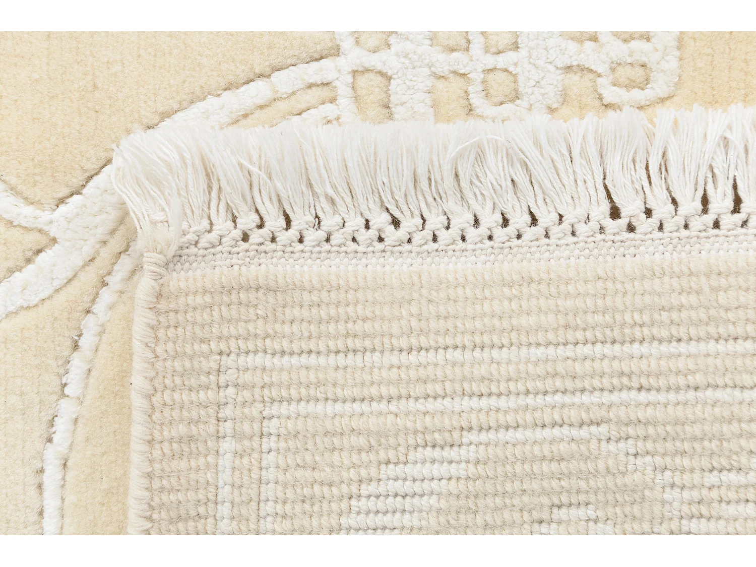 Wollteppich 119x180 Beige Darya