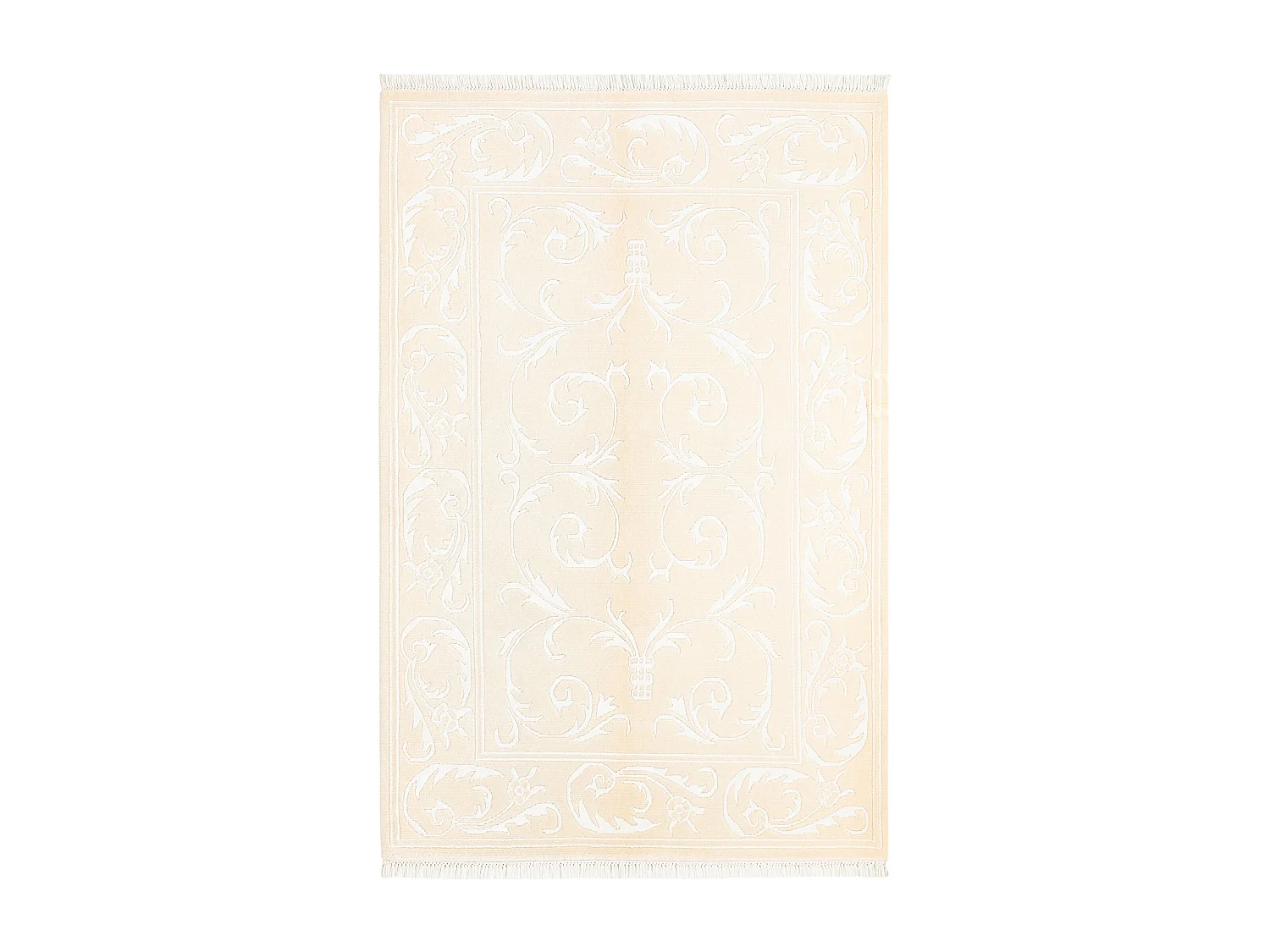 Tapis de laine 119x180 beige Darya
