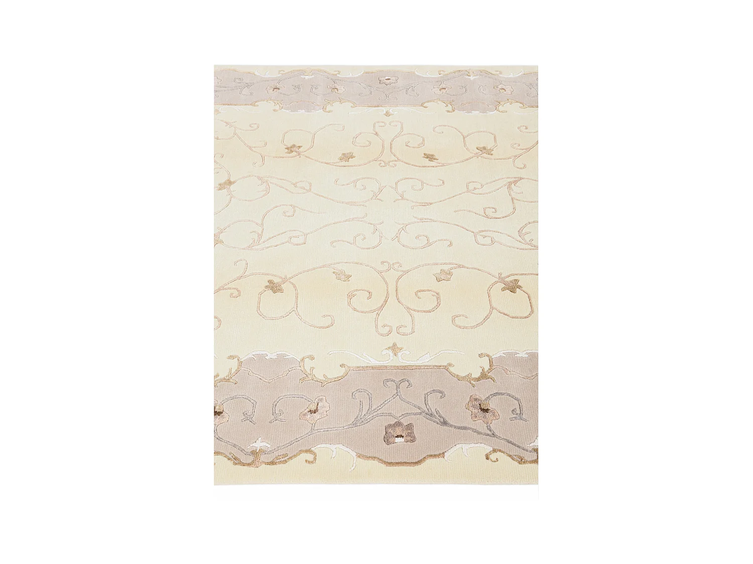 Tapis de laine 170x244 beige Darya