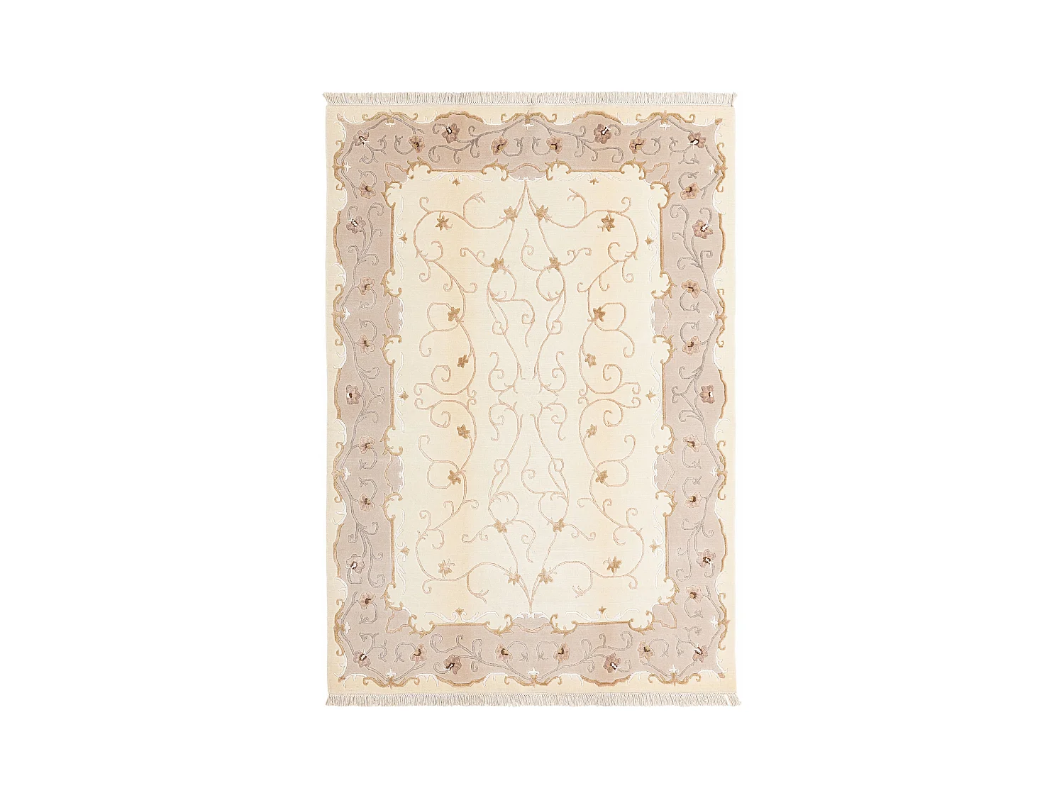 Wollteppich 170x244 Beige Darya