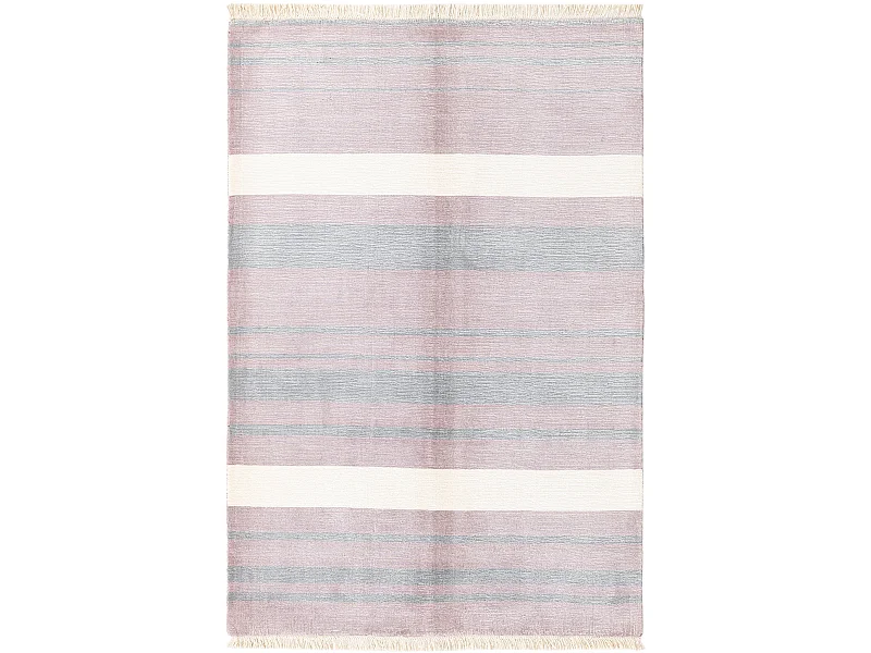 Tapis de laine 119x183 rose Darya