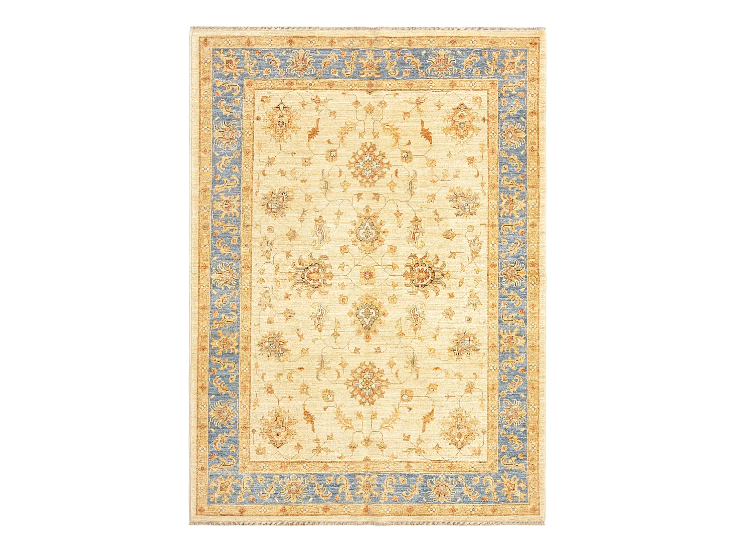 Wollteppich 170x235 Beige Ziegler