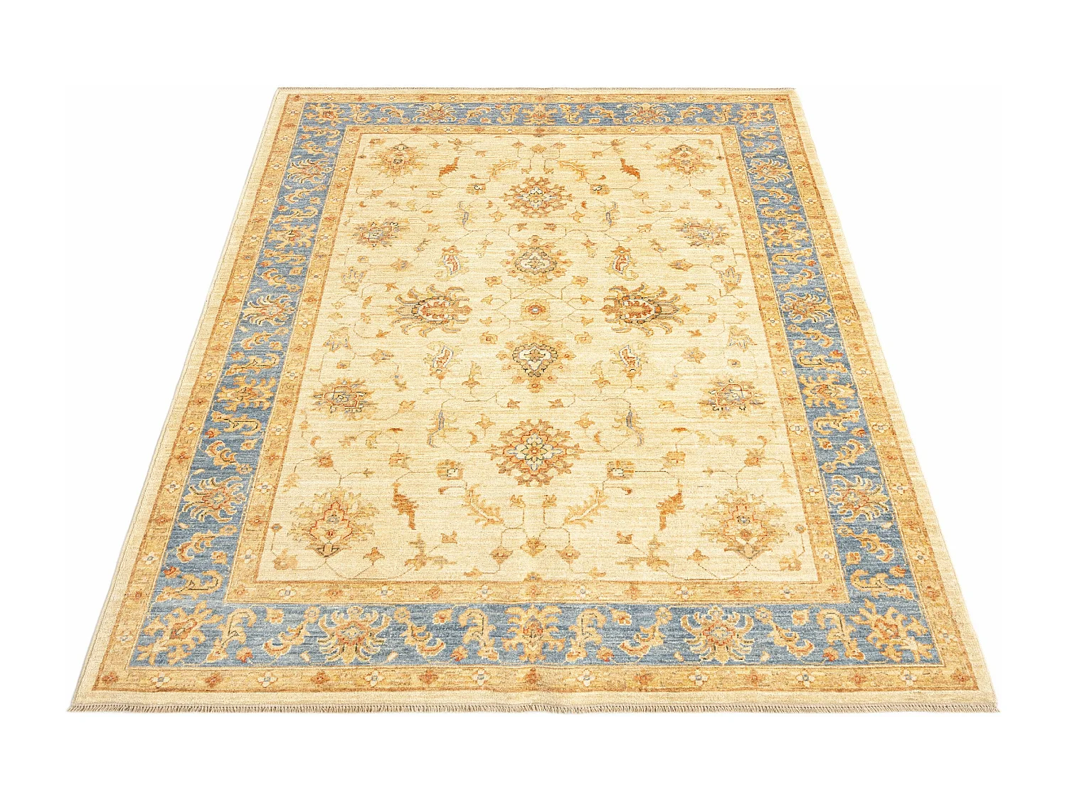 Tapis de laine 170x235 beige Ziegler