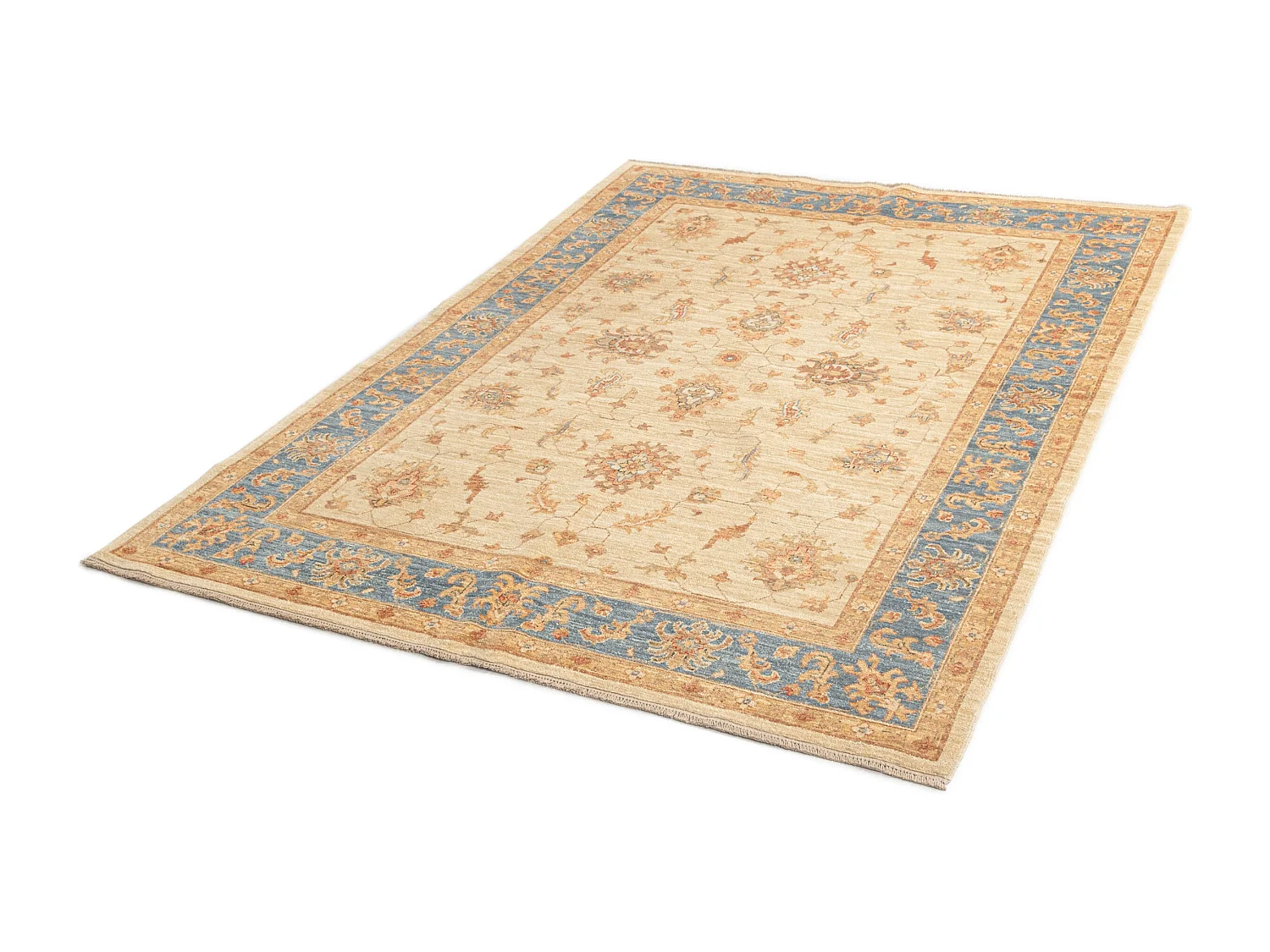 Tapis de laine 170x235 beige Ziegler