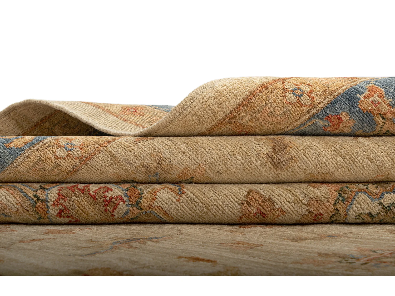 Tapis de laine 170x235 beige Ziegler