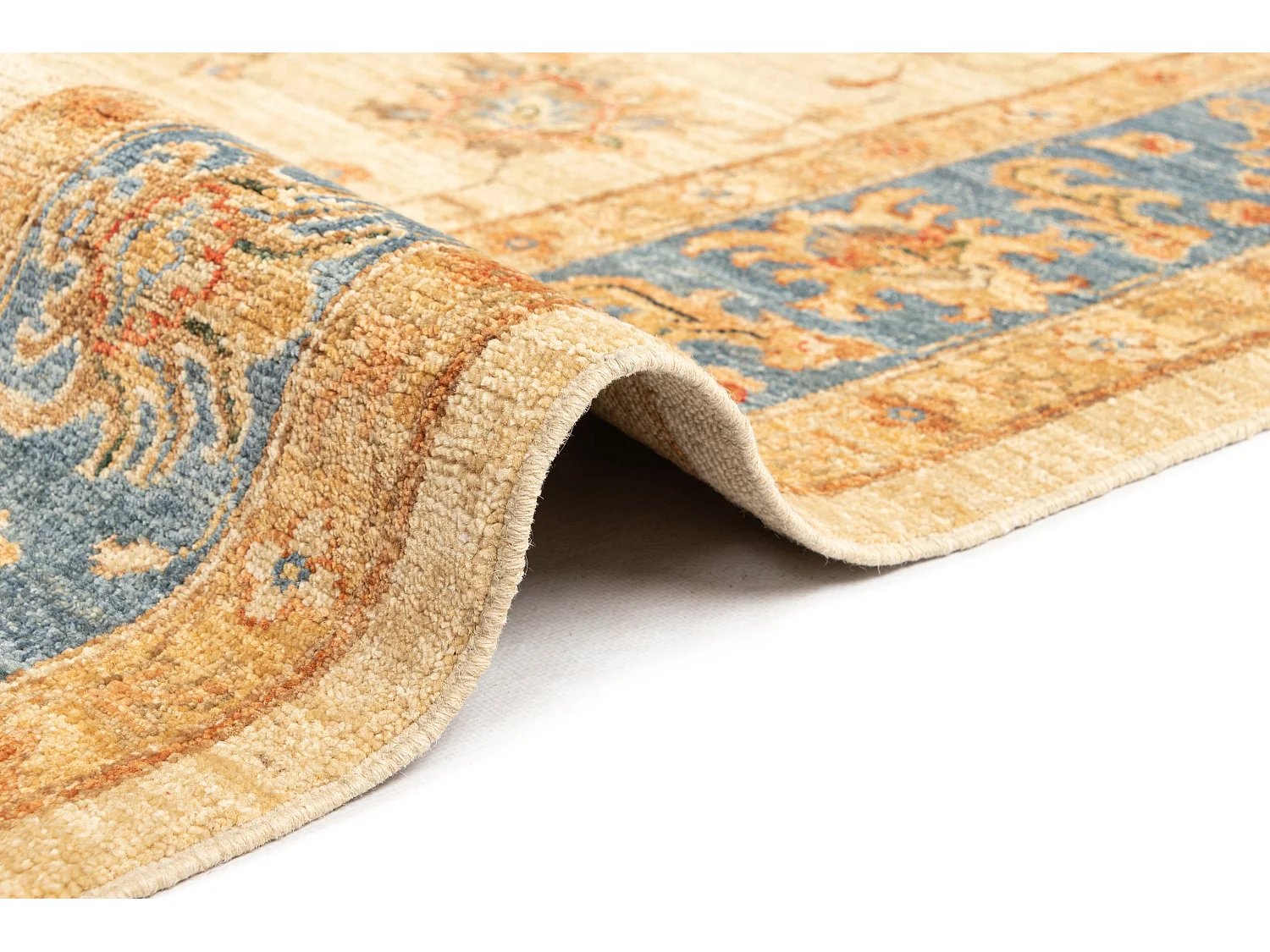 Tapis de laine 170x235 beige Ziegler