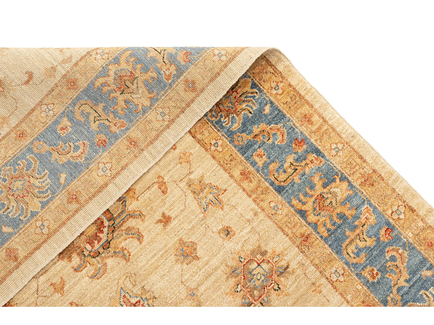 Tapis de laine 170x235 beige Ziegler