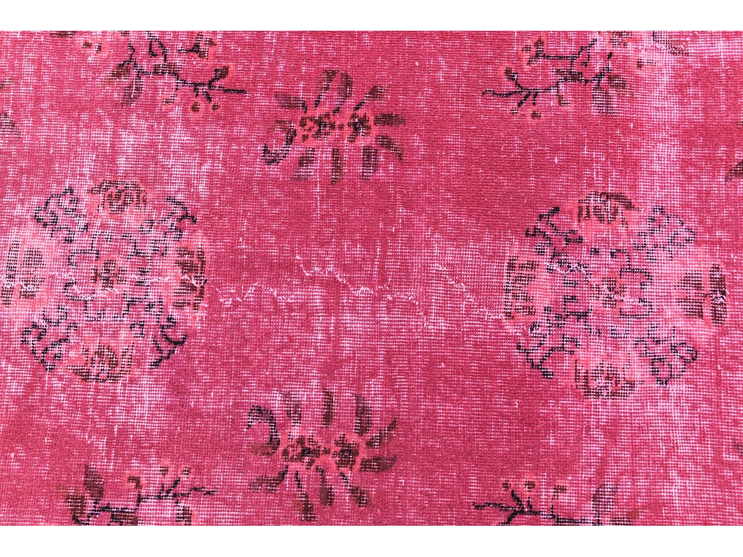 Tappeto in lana 165x264 rosa Ultra Vintage