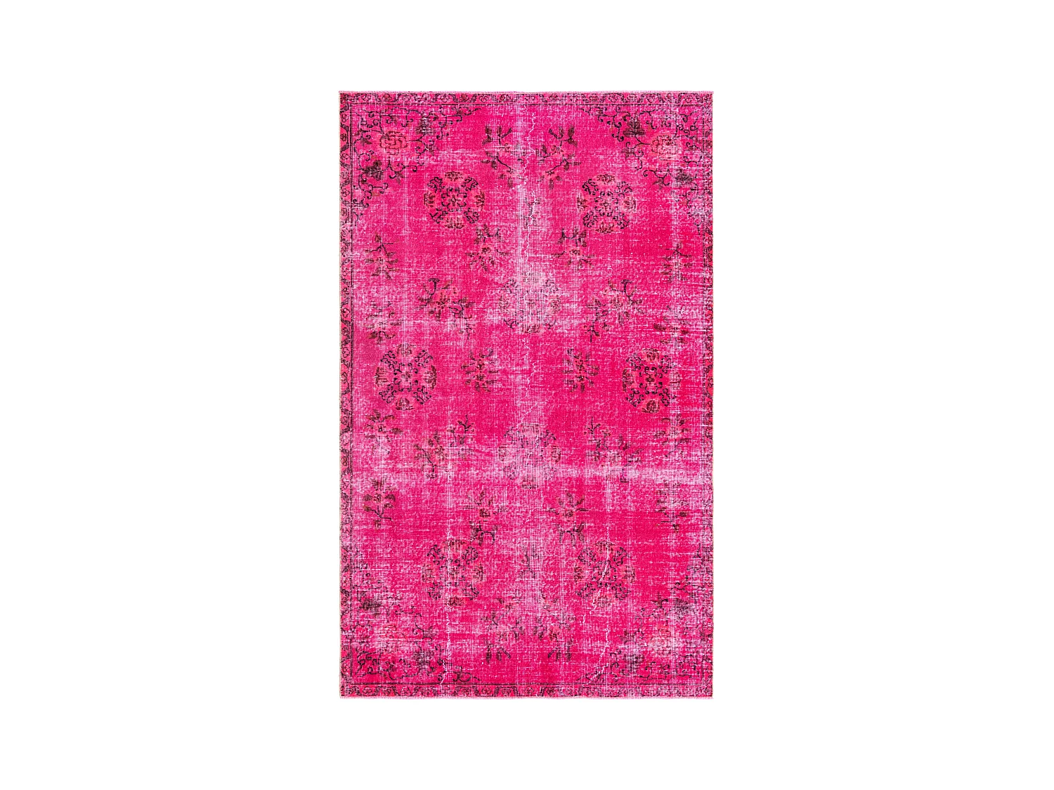 Tapis de laine 165x264 rose Ultra Vintage