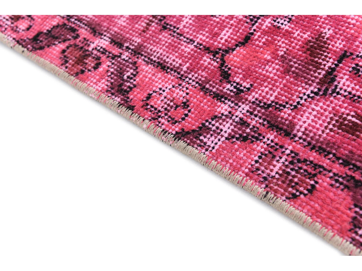 Tapis de laine 165x264 rose Ultra Vintage