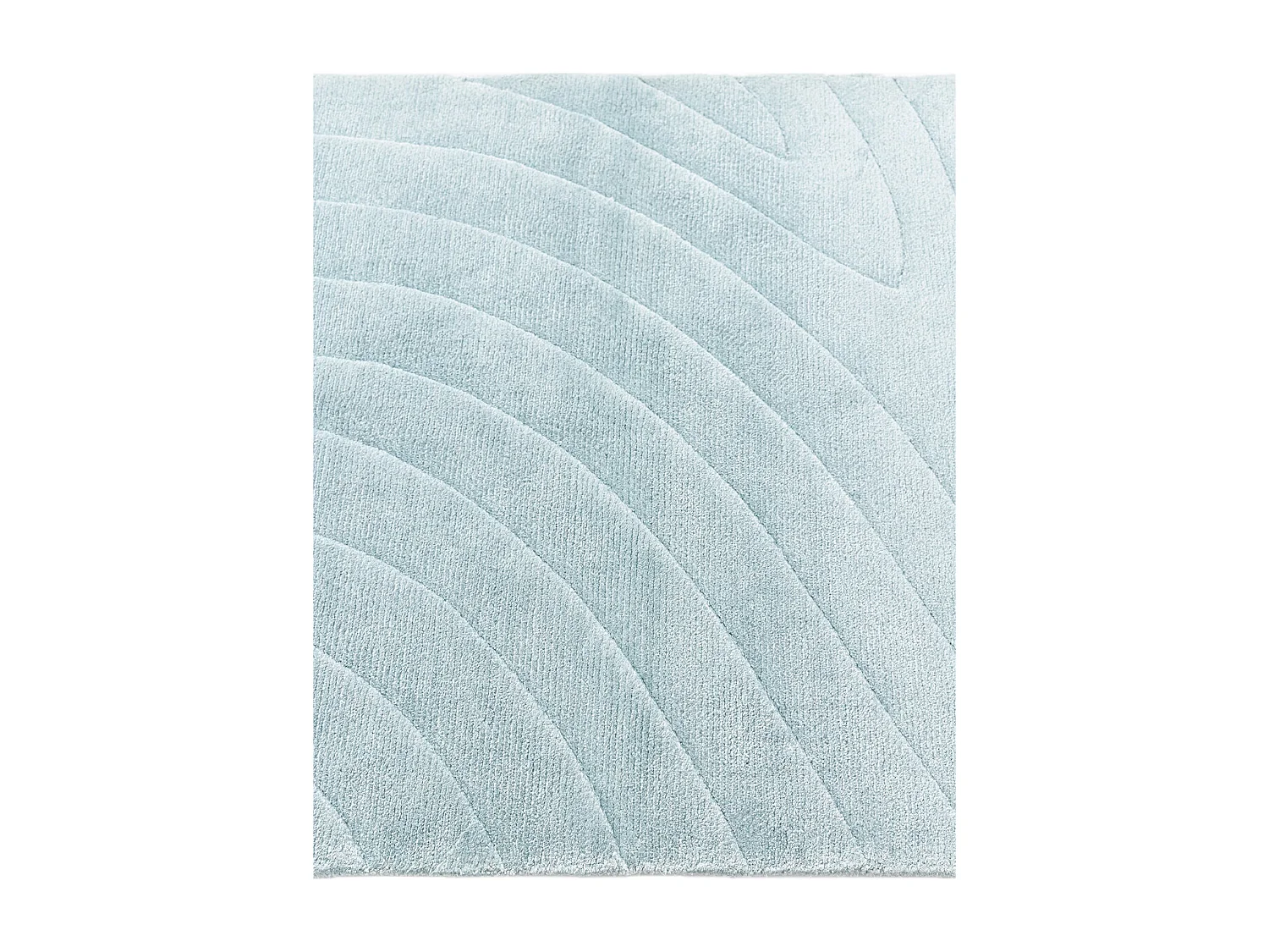 Tapis de couloir en laine 81x302 bleu Darya