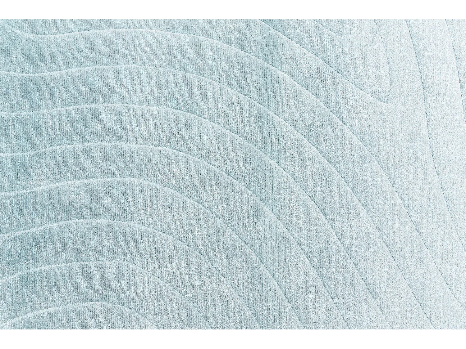 Tapis de couloir en laine 81x302 bleu Darya