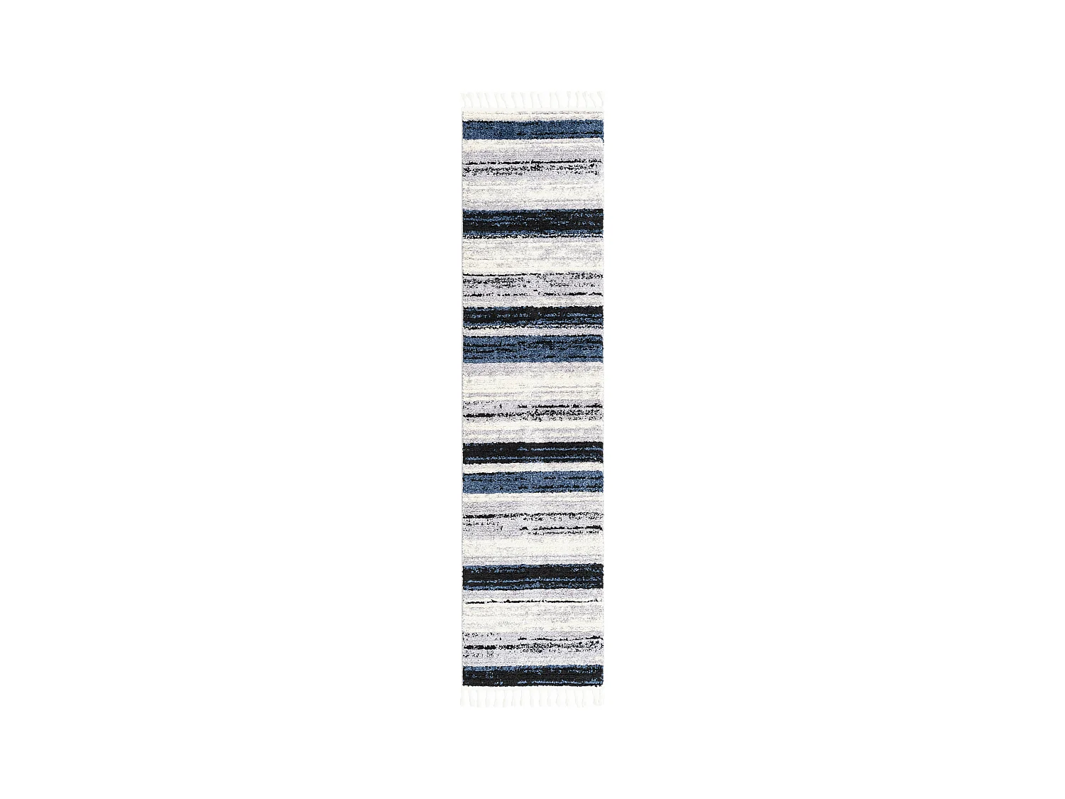 Tapis shaggy 80x305 Bleu Frauenfeldnea