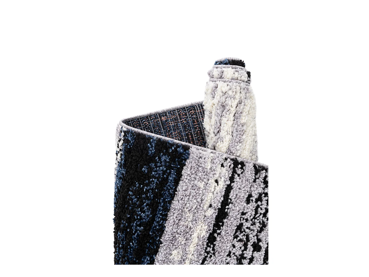 Hoogpolig tapijt 305x80 Blauw Frauenfeldnea