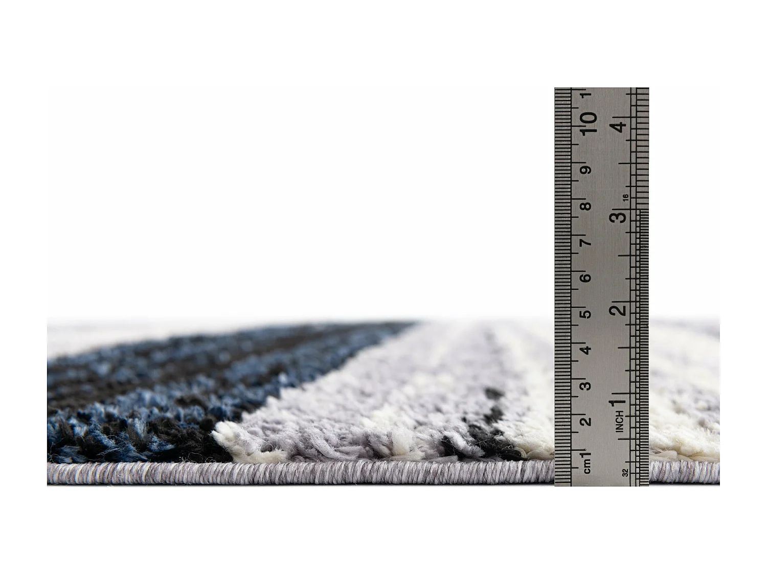 Hoogpolig tapijt 305x80 Blauw Frauenfeldnea