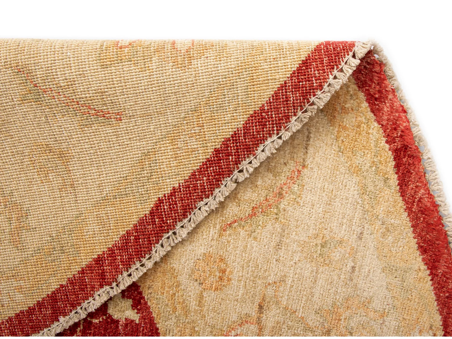 Tapis de laine 199x200 rouge Kaizar