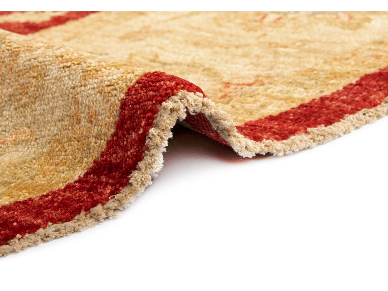 Tapis de laine 199x200 rouge Kaizar