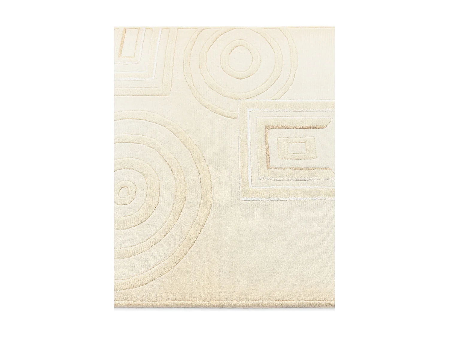 Läufer-Wollteppich 79x292 Beige Darya