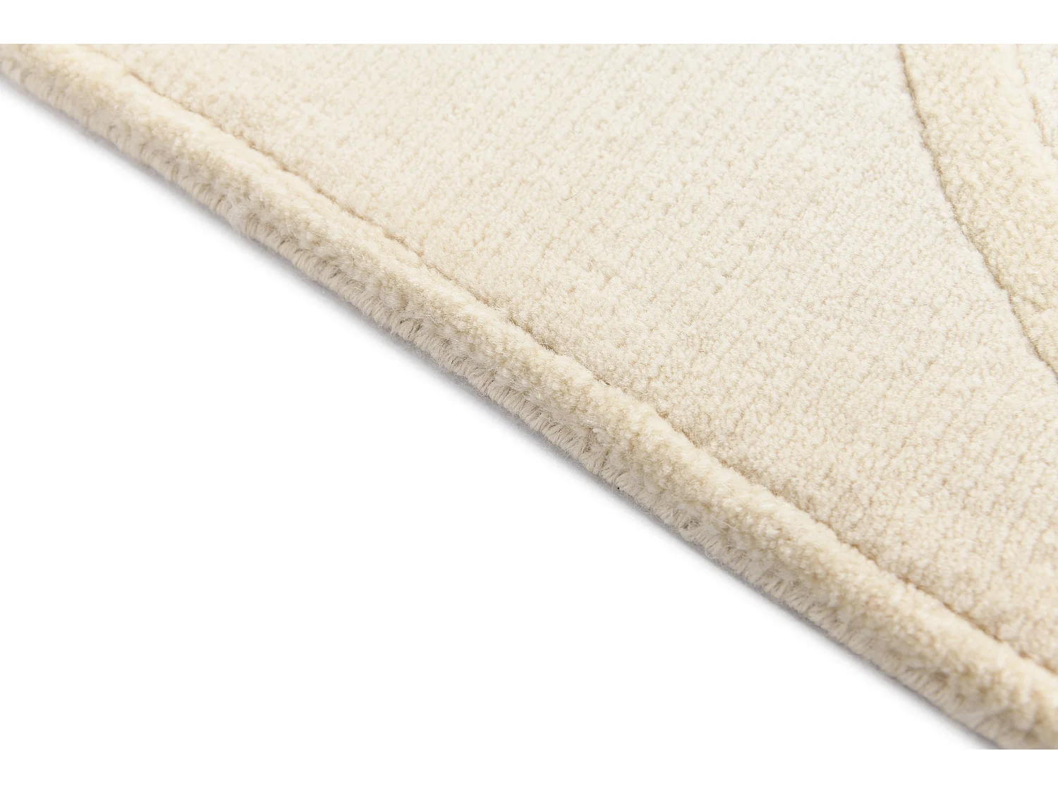 Läufer-Wollteppich 79x292 Beige Darya