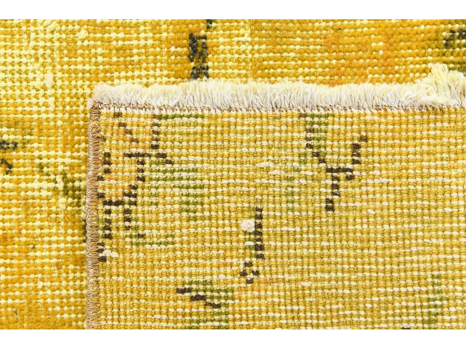 Tapis de laine 157x264 jaune Ultra Vintage