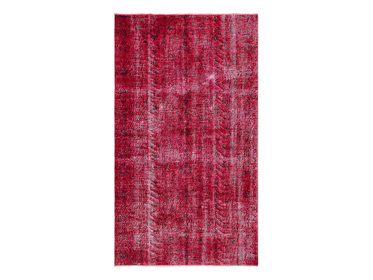 Tapis de laine 142x251 rouge Ultra Vintage