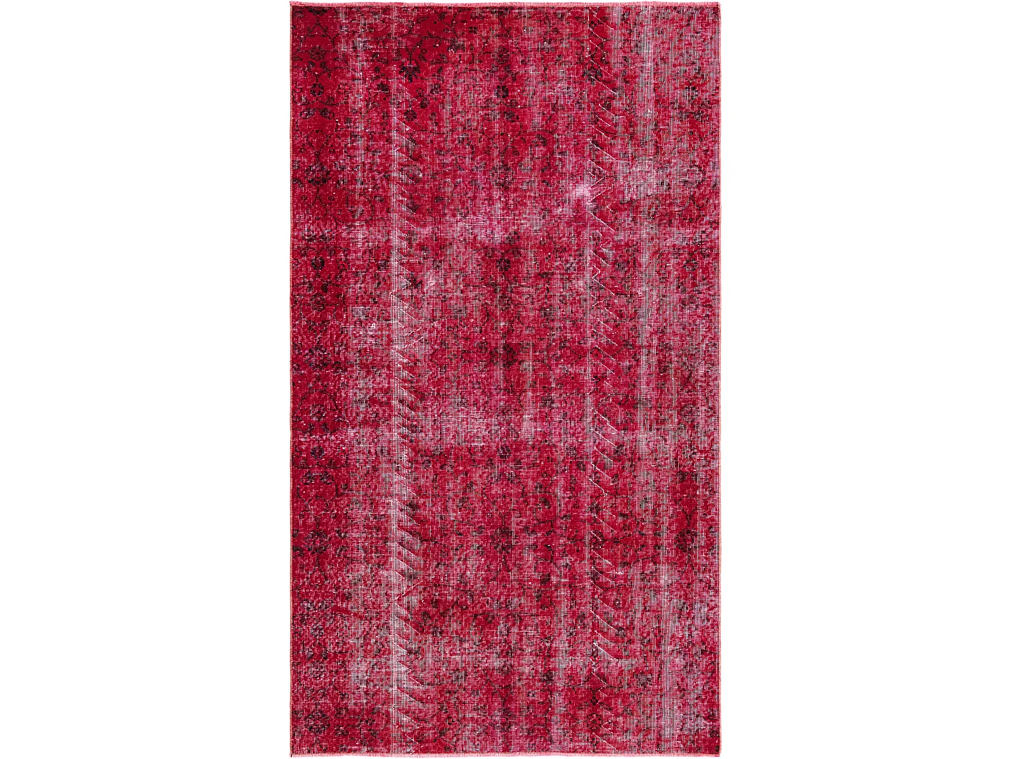 Tapis de laine 142x251 rouge Ultra Vintage
