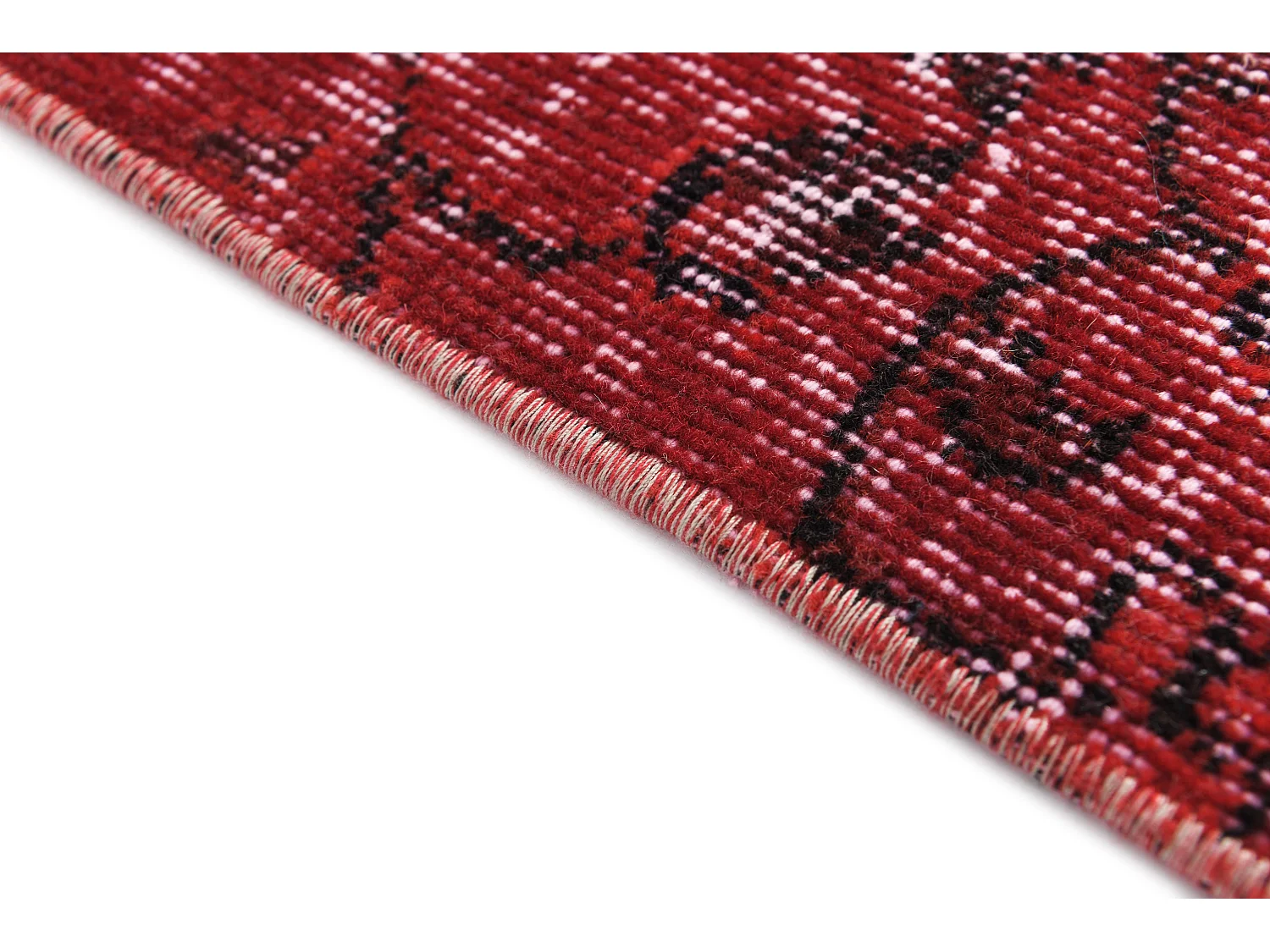 Tapis de laine 142x251 rouge Ultra Vintage