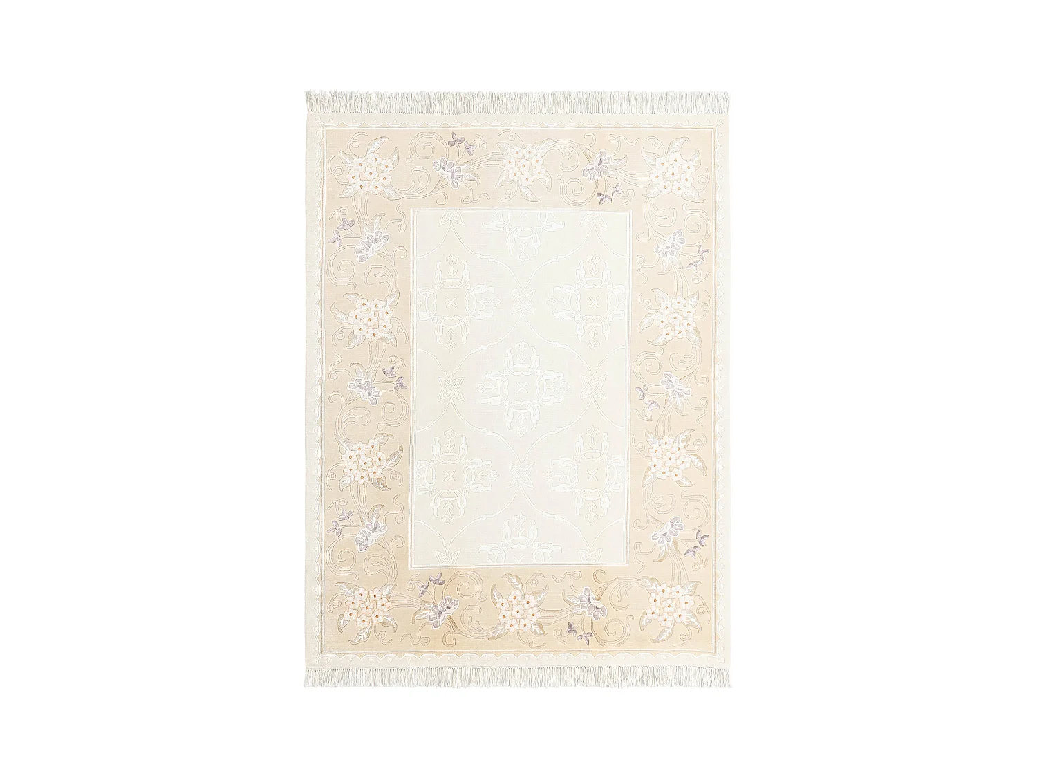 Wollteppich 183x241 Beige Darya