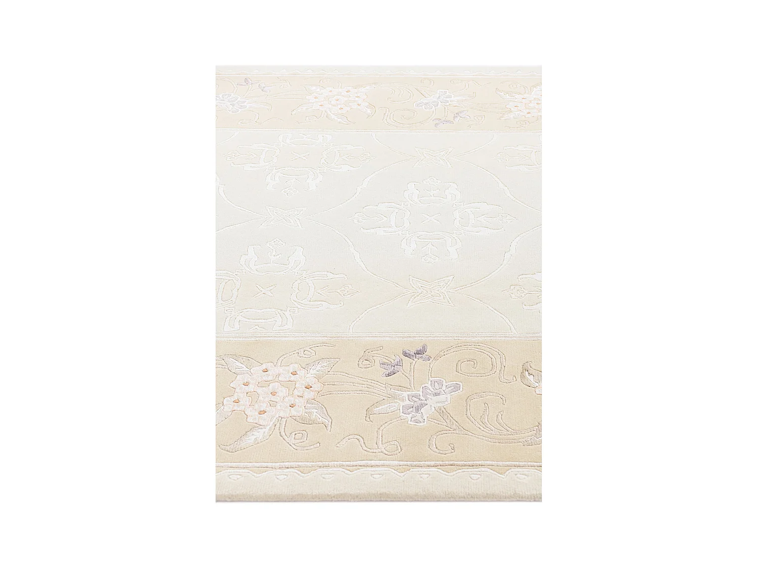 Tapis de laine 183x241 beige Darya