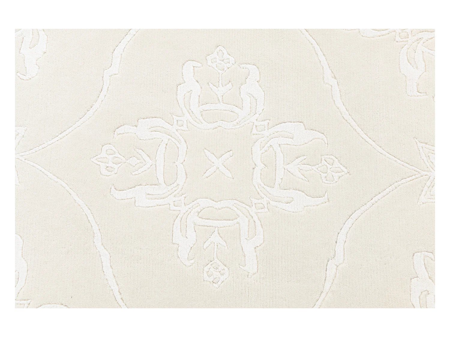 Tapis de laine 183x241 beige Darya