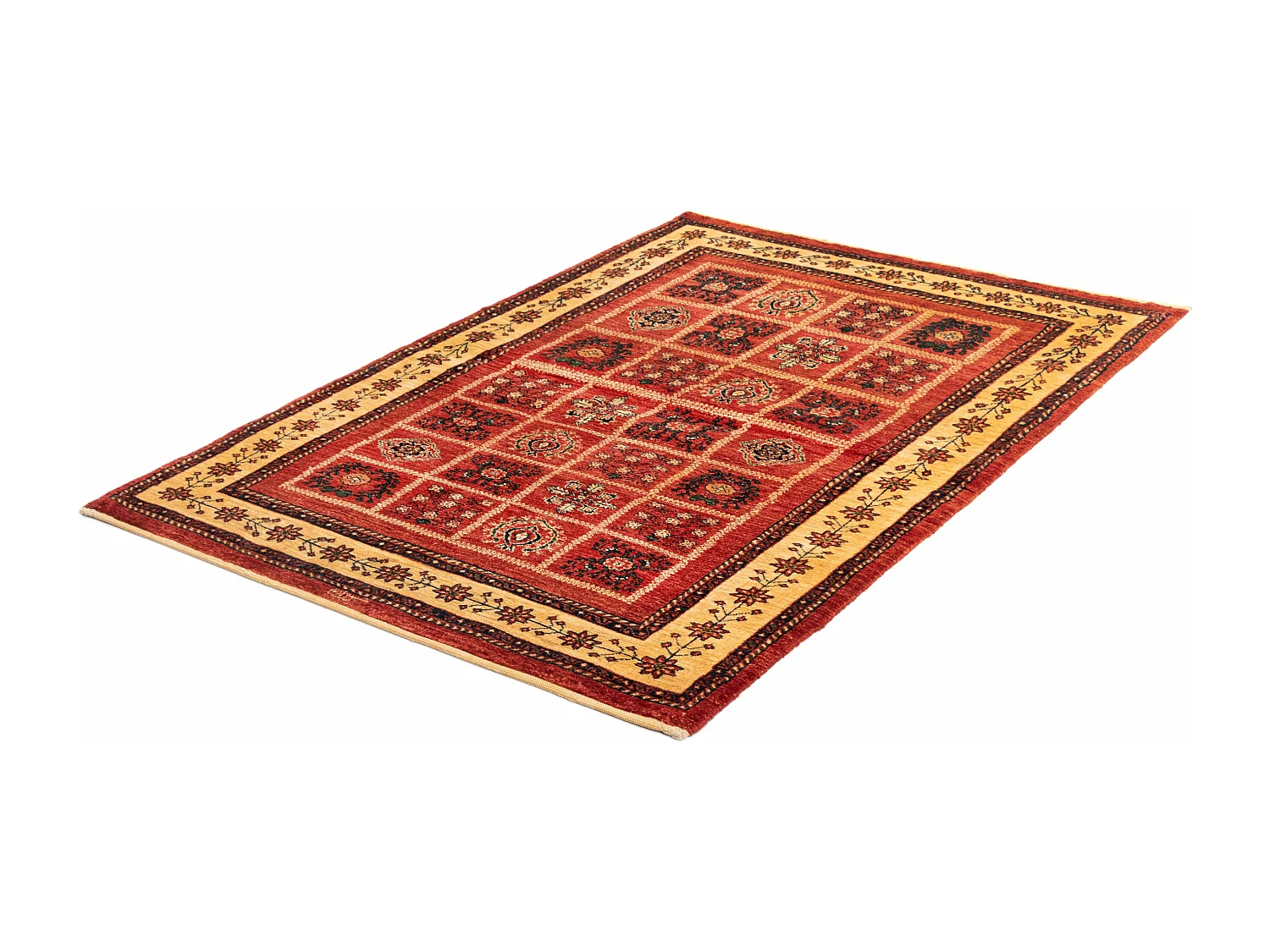 Tapis de laine 113x157 rouge Kashkuli