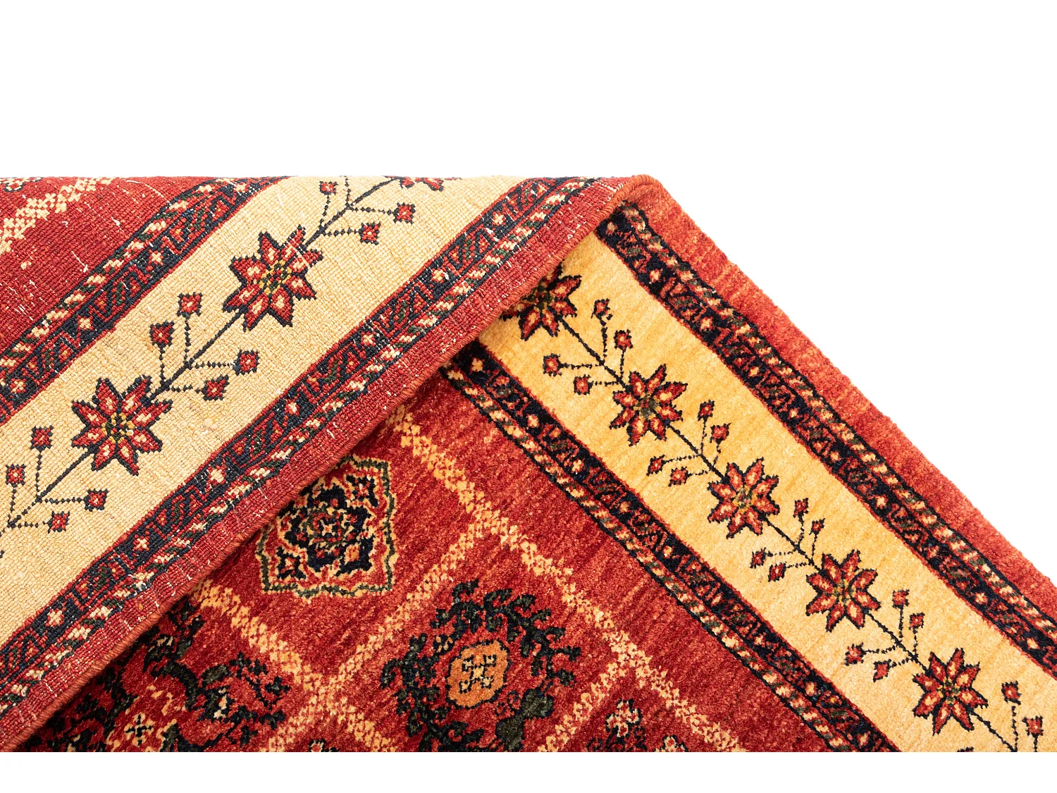 Tapis de laine 113x157 rouge Kashkuli