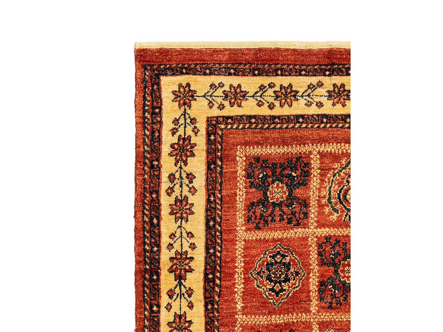 Tapis de laine 113x157 rouge Kashkuli