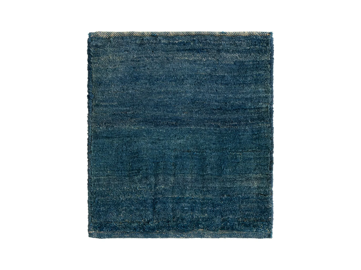 Wollteppich 45x50 Blau Gabbeh