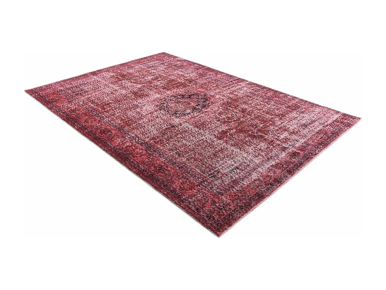 Tapis de laine 168x259 rouge Ultra Vintage