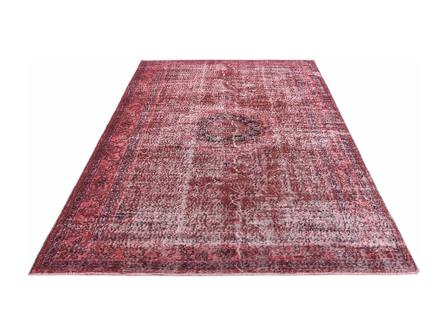 Tapis de laine 168x259 rouge Ultra Vintage