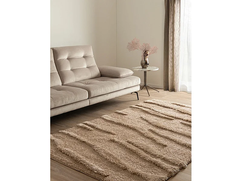 Tapis shaggy 240x305 brun Thun Tribus