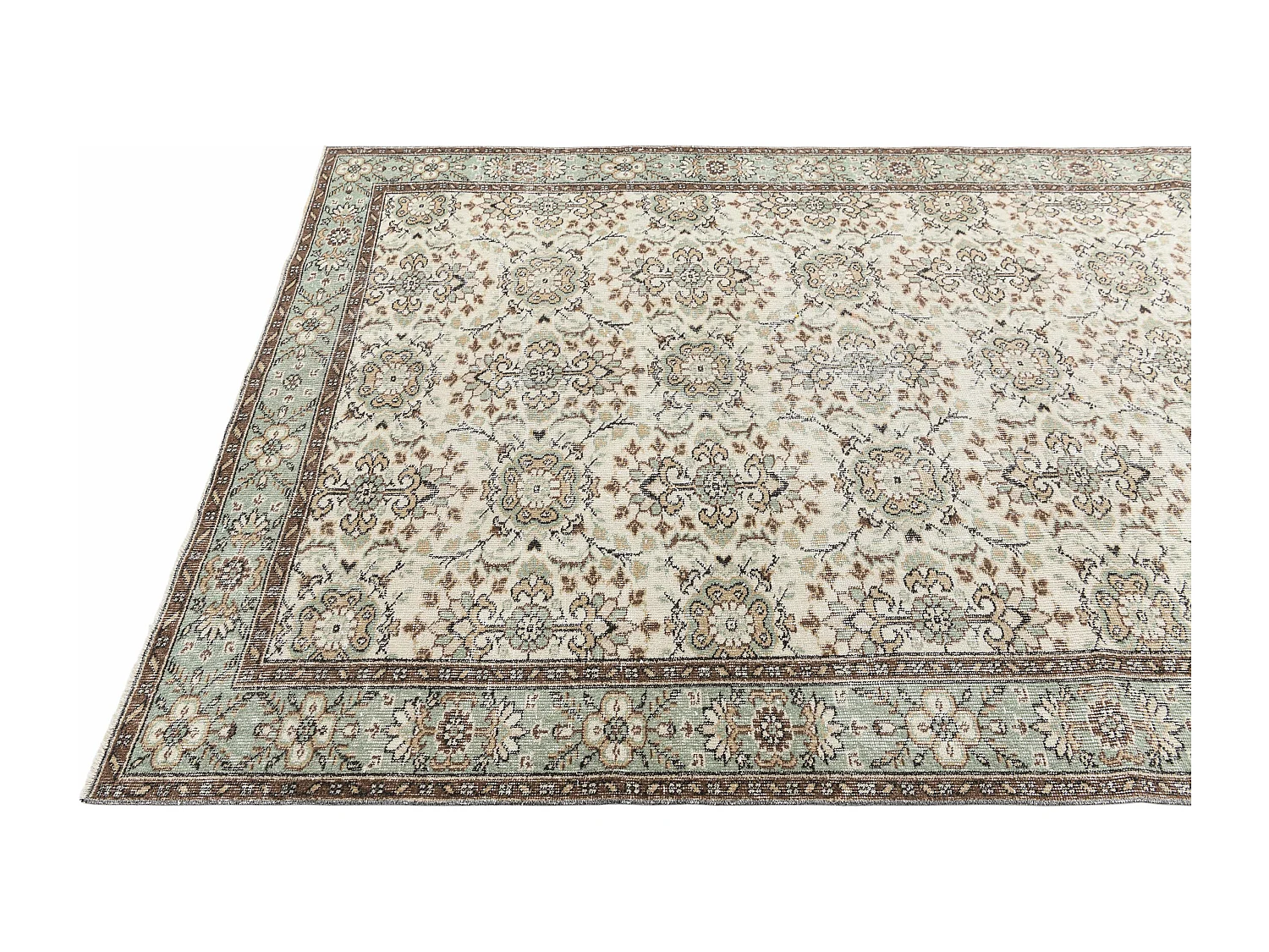 Tapis de laine 180x274 beige Ultra Vintage