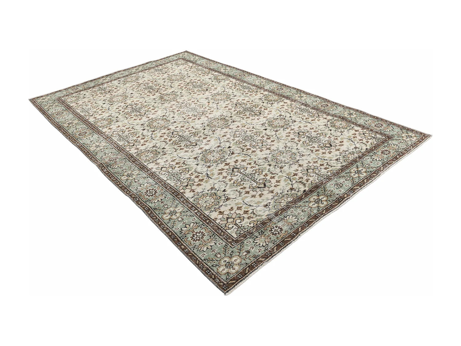 Tapis de laine 180x274 beige Ultra Vintage