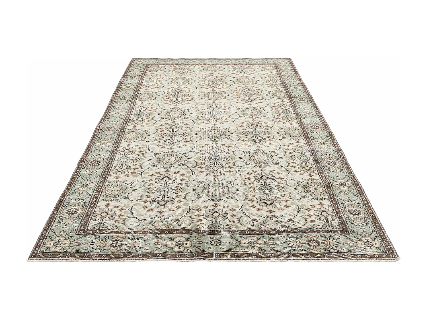Tapis de laine 180x274 beige Ultra Vintage