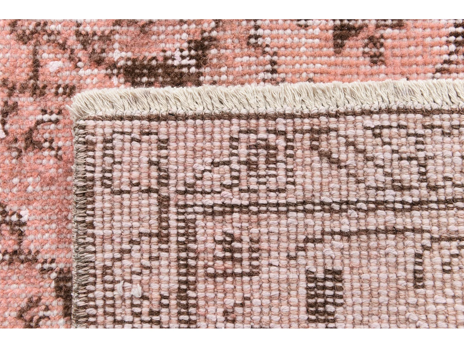 Tapis de laine 135x229 rose Ultra Vintage