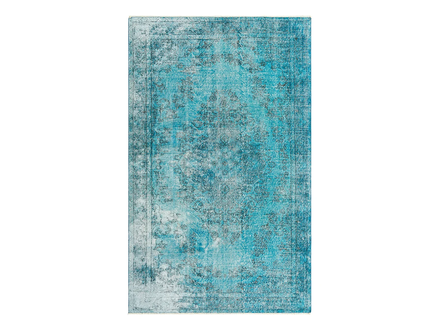 Tapis de laine 163x264 Bleu Ultra Vintage