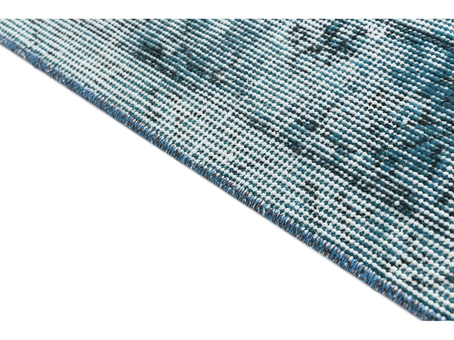 Tapis de laine 163x264 Bleu Ultra Vintage