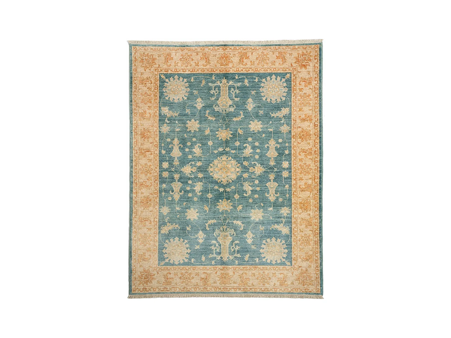 Tapis de laine 153x200 Bleu Kaizar