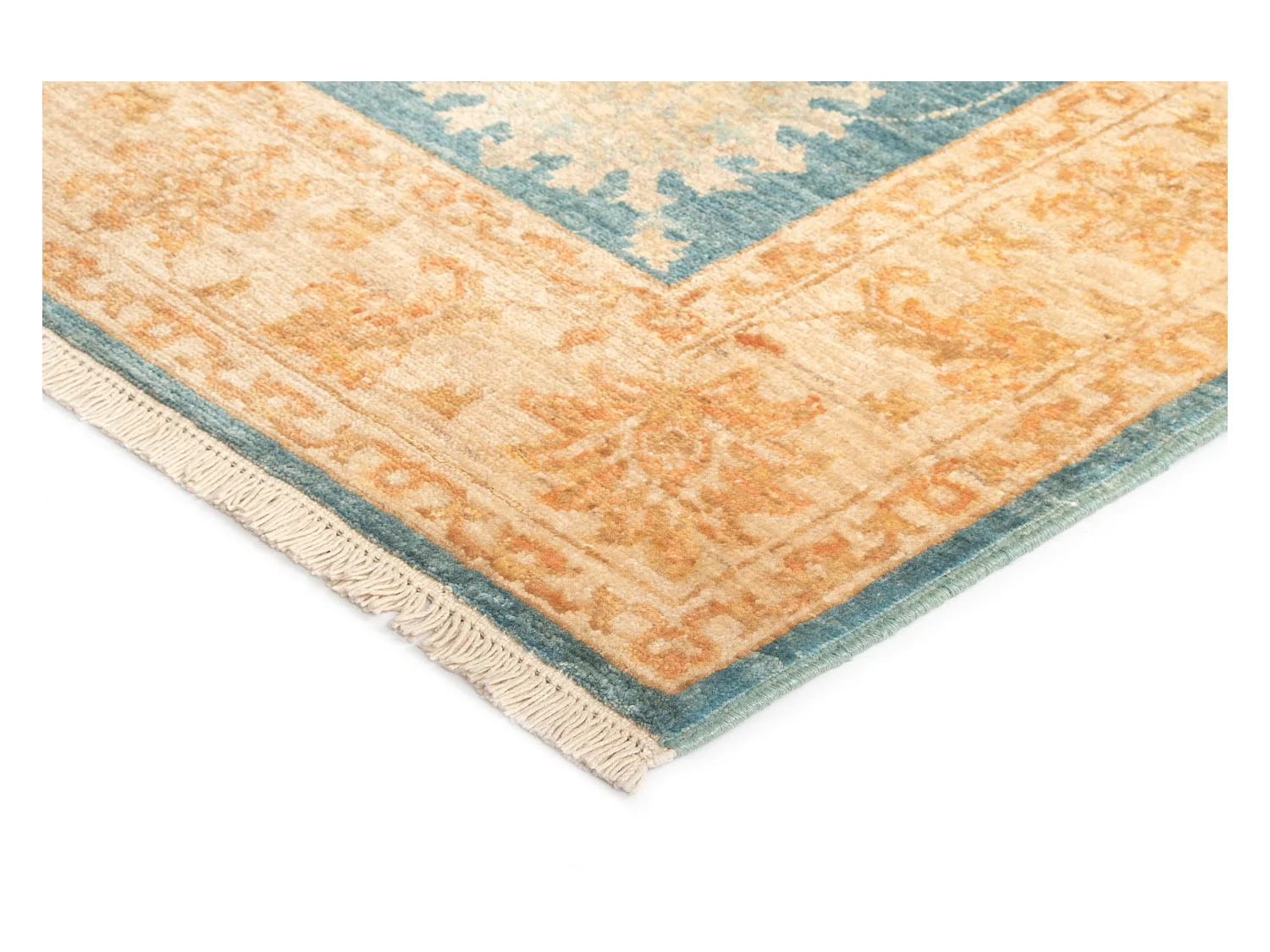Tapis de laine 153x200 Bleu Kaizar