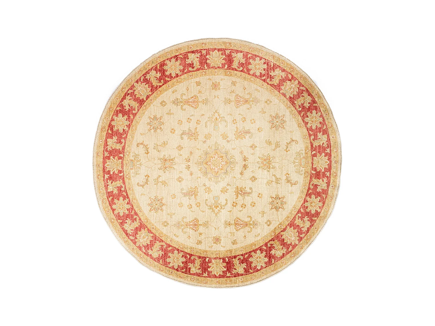 Wollteppich 198x200 Beige Kaizar