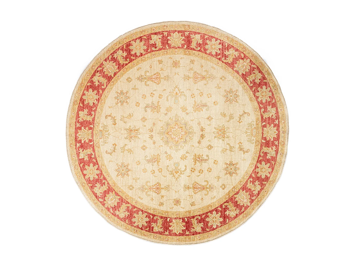 Tapis de laine 198x200 beige Kaizar